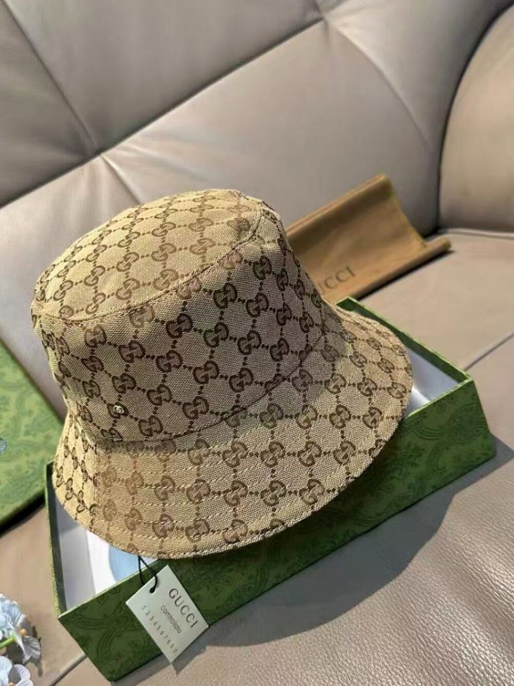Gucci Classic Interlocking GG Print Fisherman Bucket Hat